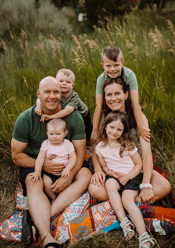 Katie Creviston, RN, Marquette NFP Instructor in Denver, Colorado with her family
