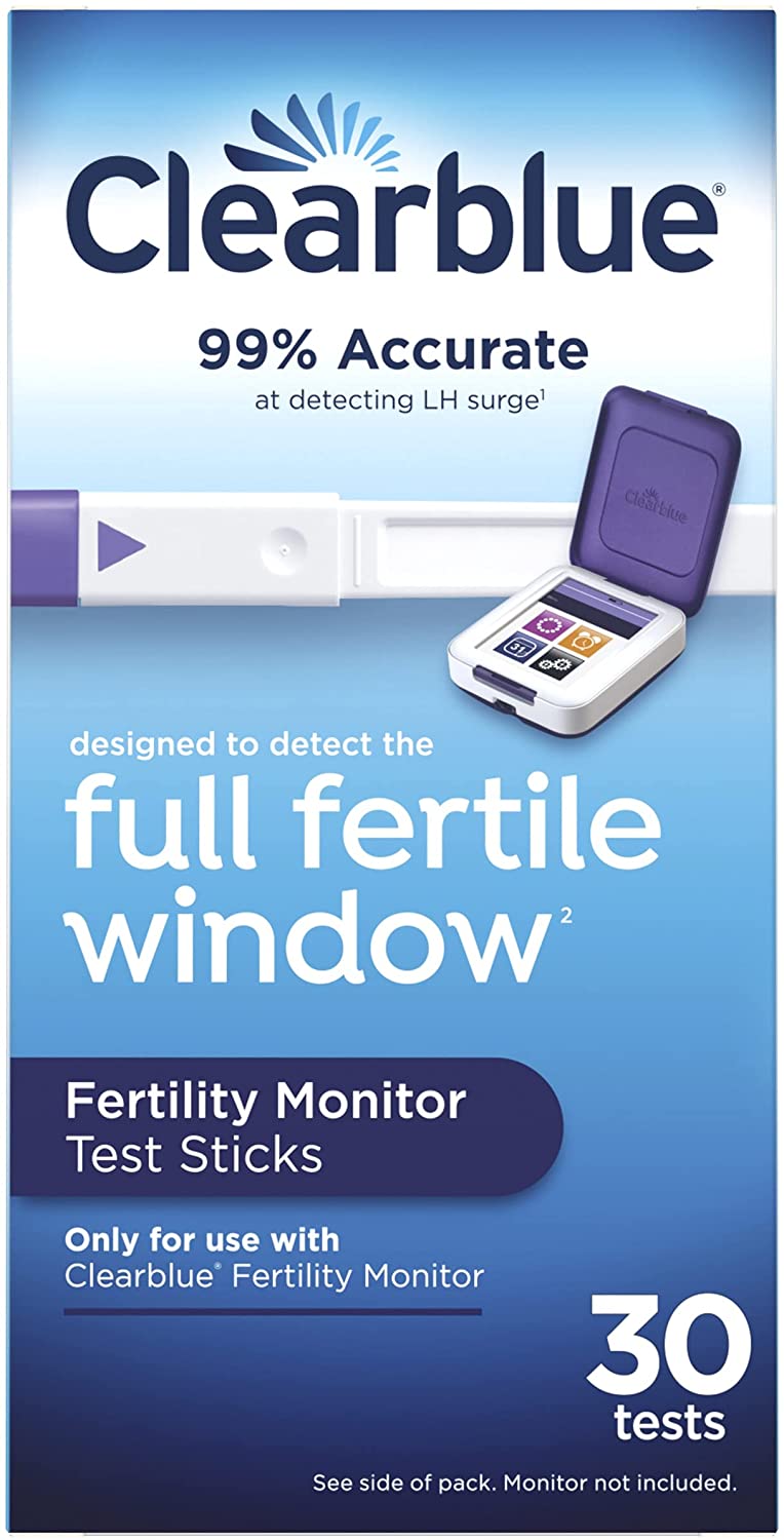Clearblue Fertility Monitor test sticks for Marquette Method NFP
