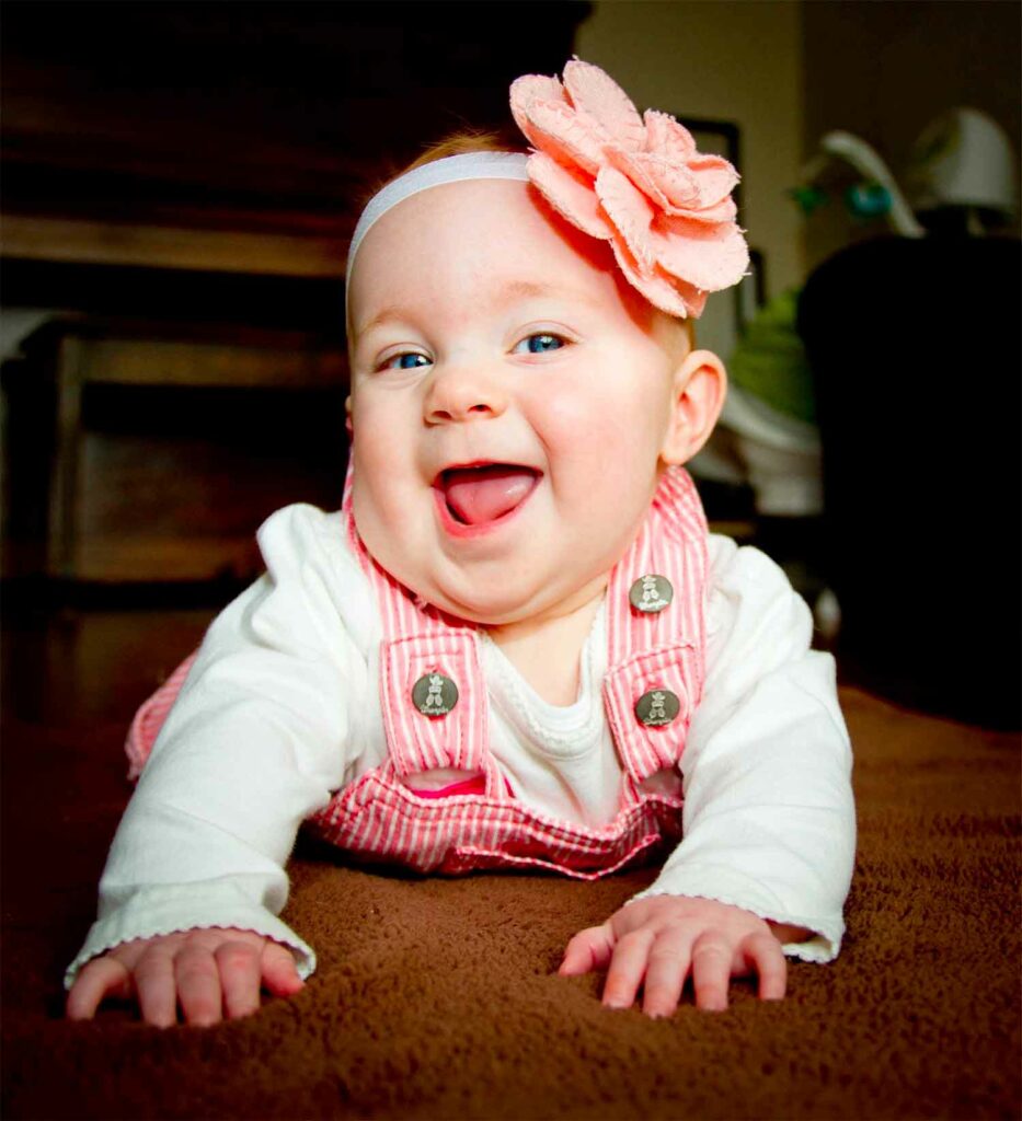 NFP journey from Creighton NFP to Marquette NFP — picture of Ashlee's baby