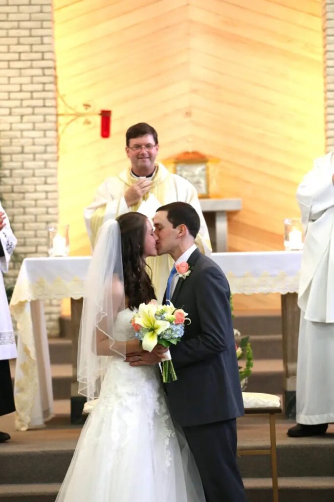 Picture from Stephanie Hilgert's Catholic Wedding Ceremony