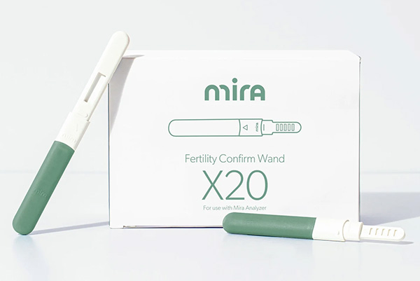 Mira test sticks for the Marquette Method of NFP — Confirm wands - measures progesterone hormone levels. Compatible with the Mira Fertility Monitor.
